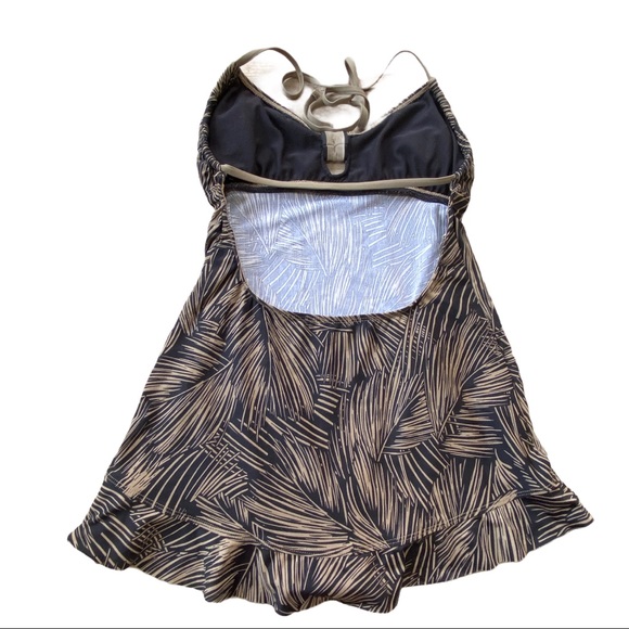 Eco Swim by Aqua Green One Piece Swimsuit Size 8 - Picture 4 of 11